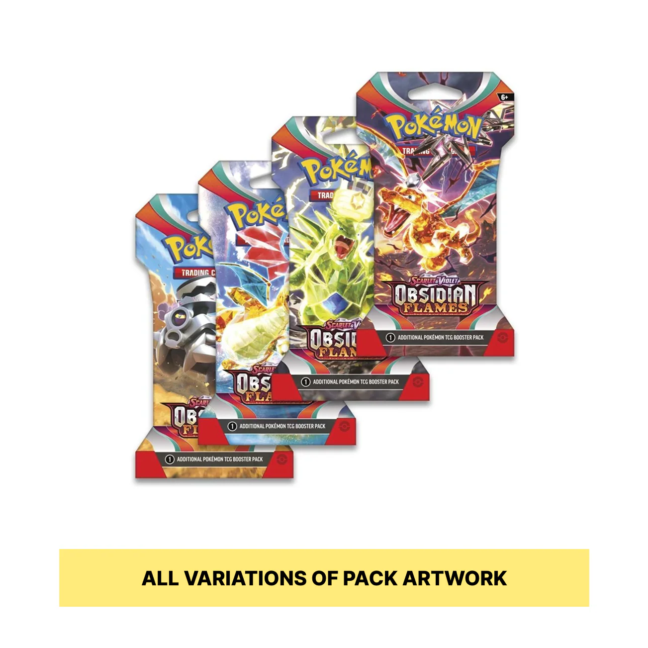 Obsidian Flames: Sleeved Booster Pack - Image 3